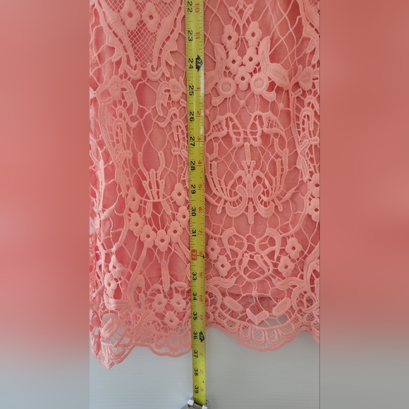 NWT Peach Lace Halter Dress- Size Medium - Picture 10 of 10
